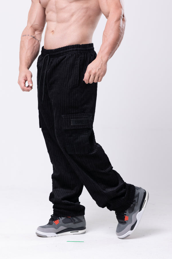 Calça Cargo Veludo Lionz - Preta