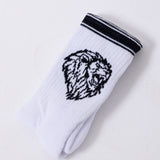 Meia Lion Cano Alto - Branca