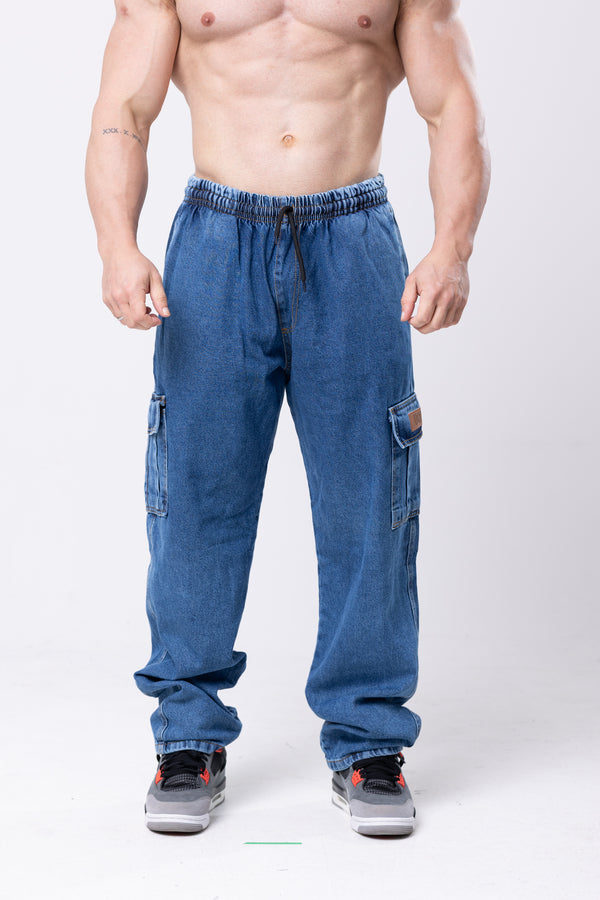 Calça Cargo Jeans Lionz - Vintage