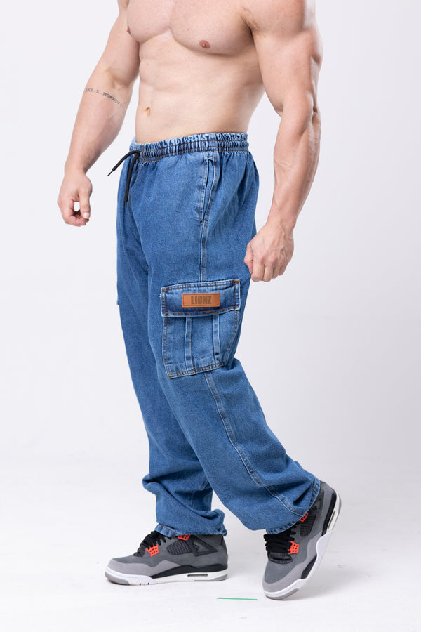 Calça Cargo Jeans Lionz - Vintage