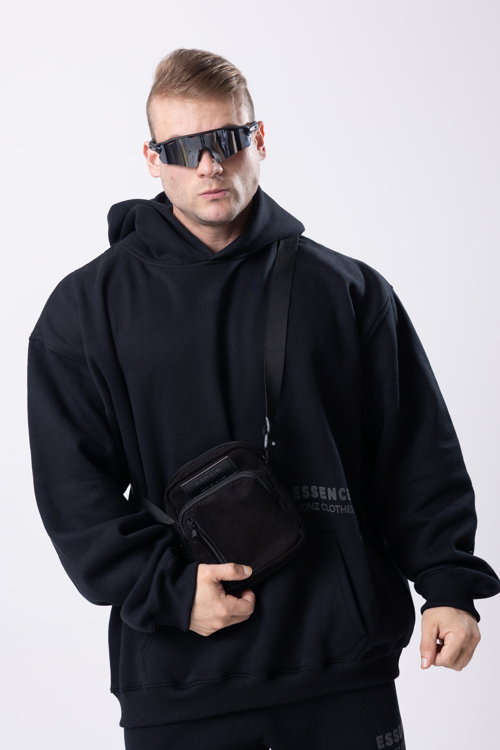 Casaco Moletom Premium Essence - Preto