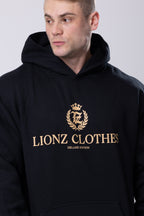 Casaco Moletom Premium Gold - Preto