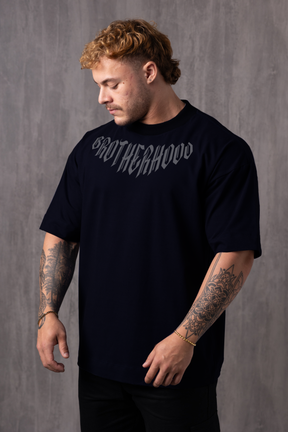 Camiseta Oversized Irmandade - Preta