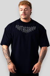 Camiseta Oversized Irmandade - Preta