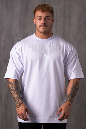 Camiseta Oversized Irmandade - Branca