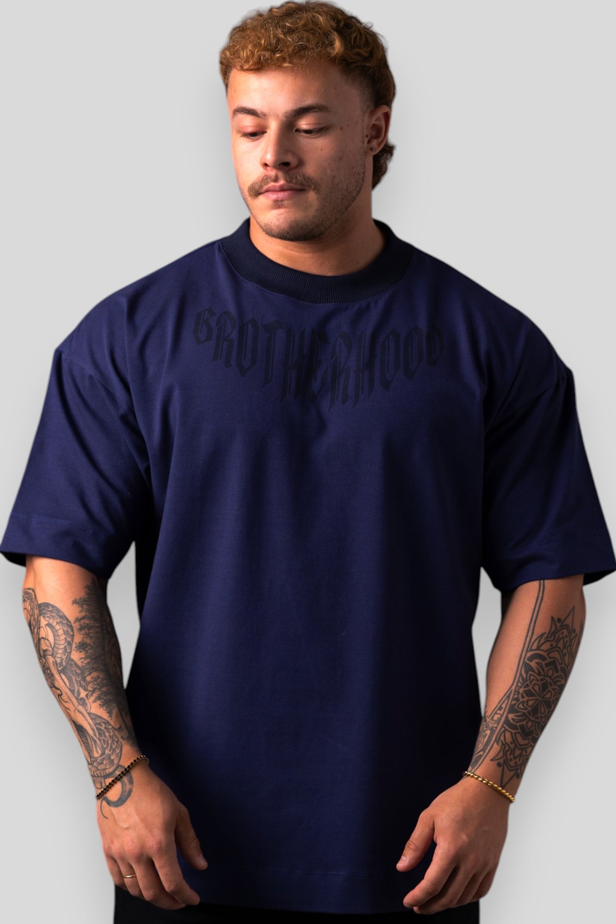 Camiseta Oversized Irmandade - Marinho