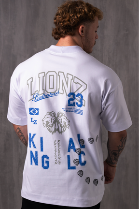 Camiseta Oversized L23 - Branca