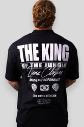 Camiseta Oversized The King - Preta