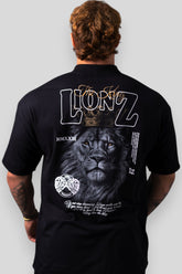 Camiseta Oversized Real King - Preta