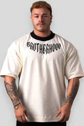 Camiseta Oversized Irmandade - OffWhite