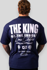 Camiseta Oversized The King - Marinho