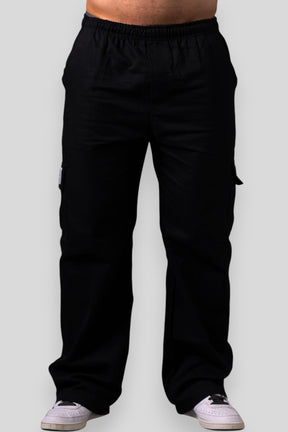 Calça Cargo Sarja Lionz - Preta