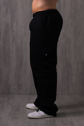Calça Cargo Sarja Lionz - Preta
