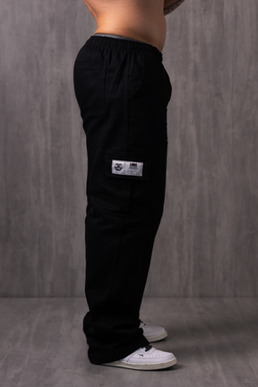 Calça Cargo Sarja Lionz - Preta