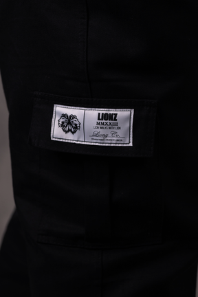 Calça Cargo Sarja Lionz - Preta