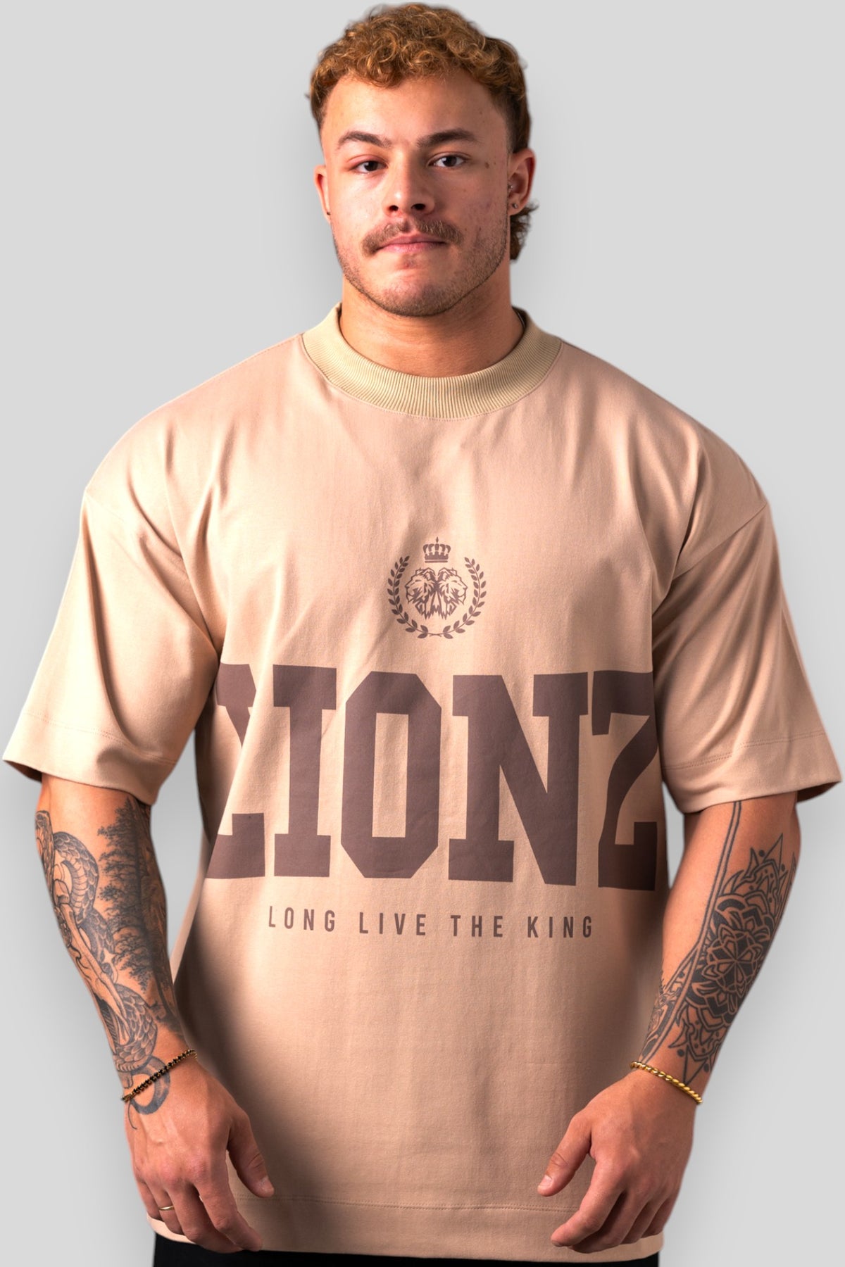 Camiseta Oversized LLTK - Bege