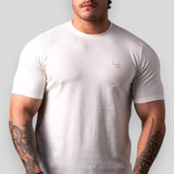 Camiseta Slim Bordada LZ - OffWhite