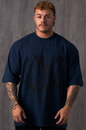Camiseta Heavy Oversized Lionz - Azul Petróleo