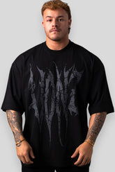 Camiseta Heavy Oversized Lionz - Preta