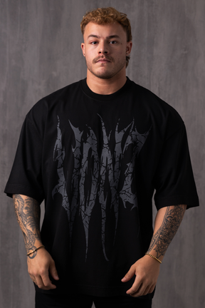 Camiseta Heavy Oversized Lionz - Preta