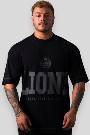 Camiseta Oversized LLTK - Preta Contraste