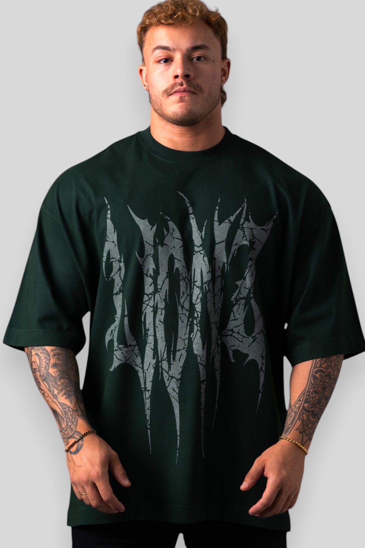 Camiseta Heavy Oversized Lionz - Verde