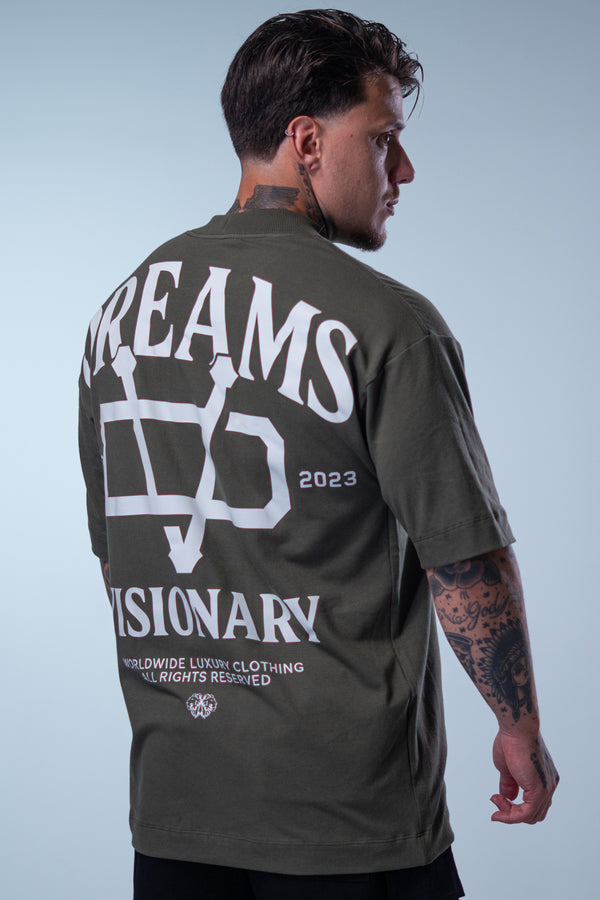 Camiseta Oversized Dreams - Verde