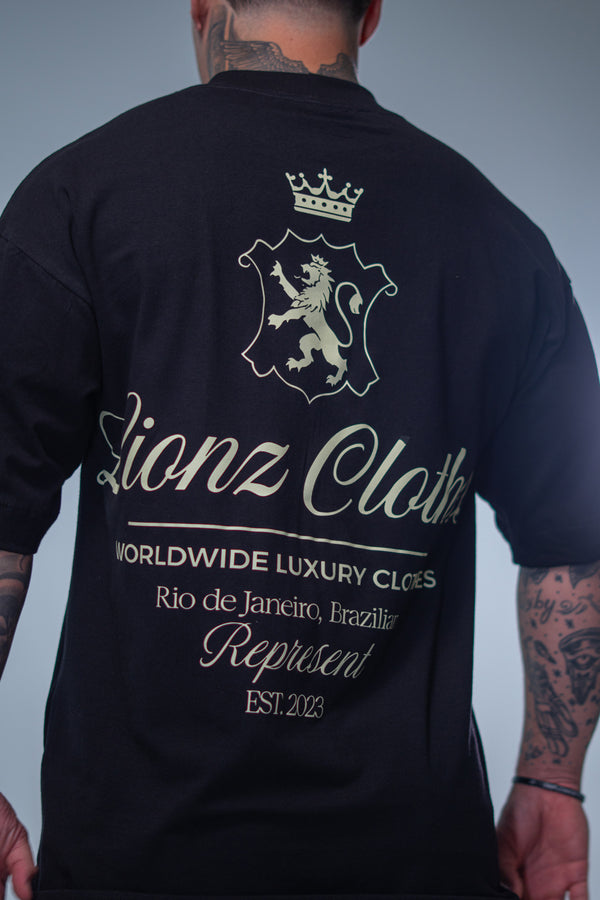 Camiseta Oversized Luxury - Preta