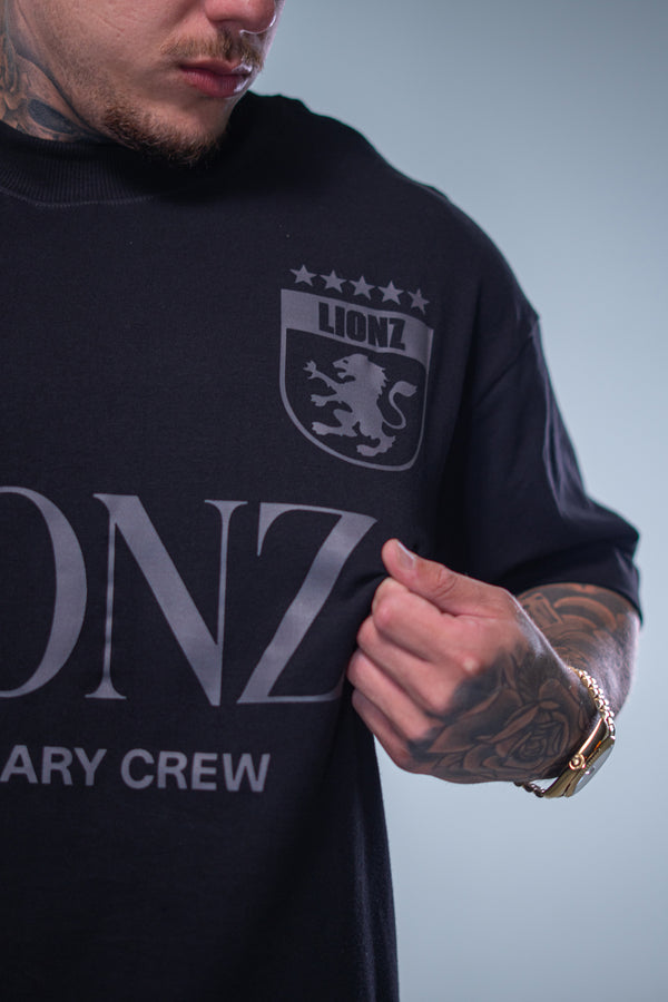 Camiseta Oversized Visionary - Preta