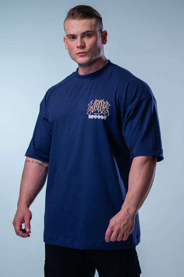 Camiseta Oversized Predestined - Marinho