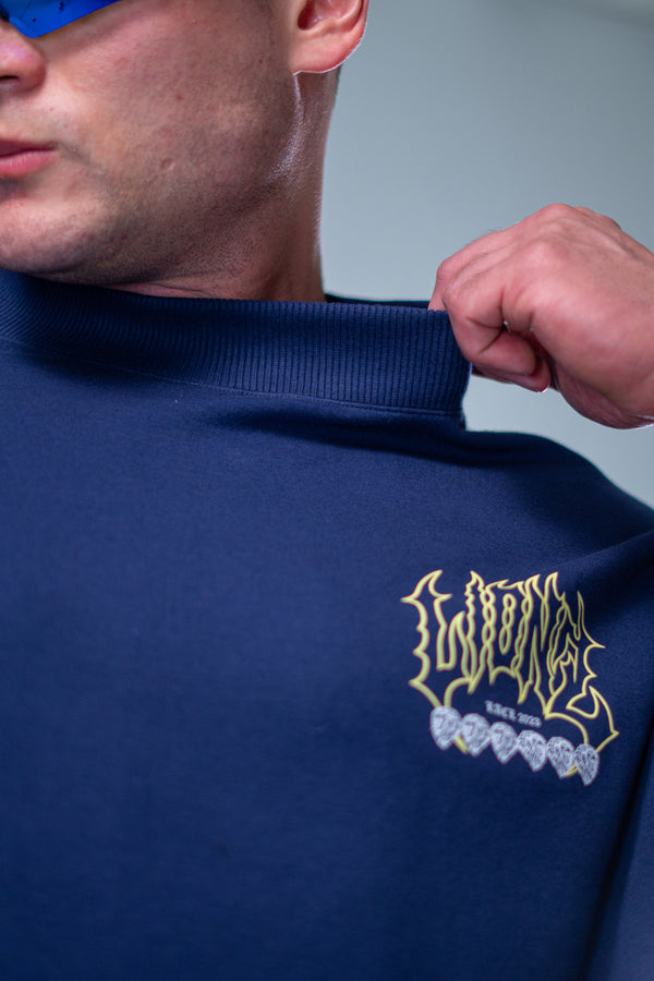 Camiseta Oversized Predestined - Marinho