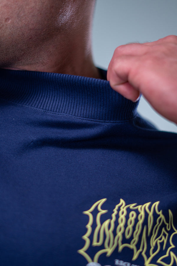 Camiseta Oversized Predestined - Marinho