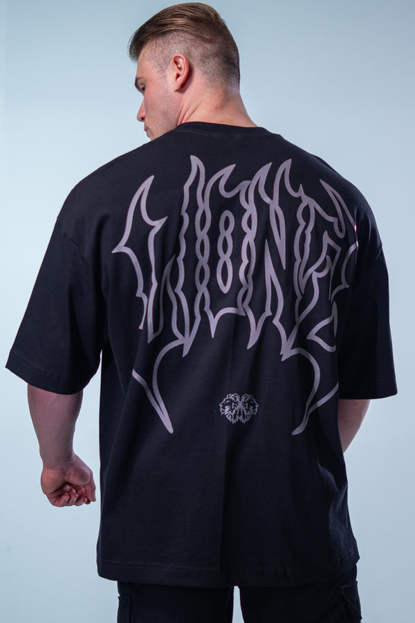 Camiseta Oversized Curve - Preta