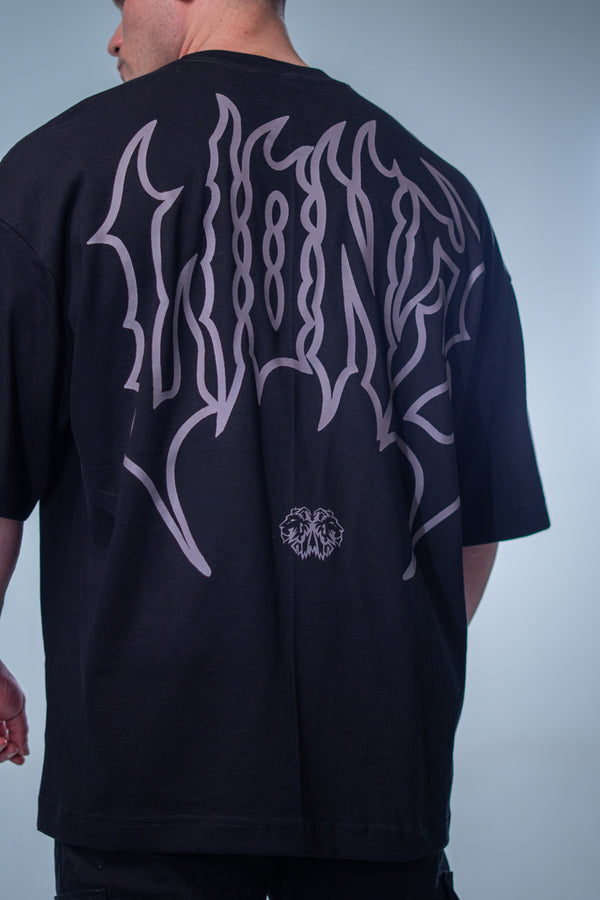 Camiseta Oversized Curve - Preta