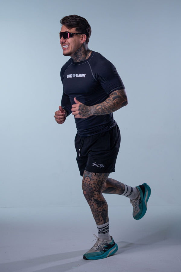 Camiseta Termic Pro LC - Preta Contraste