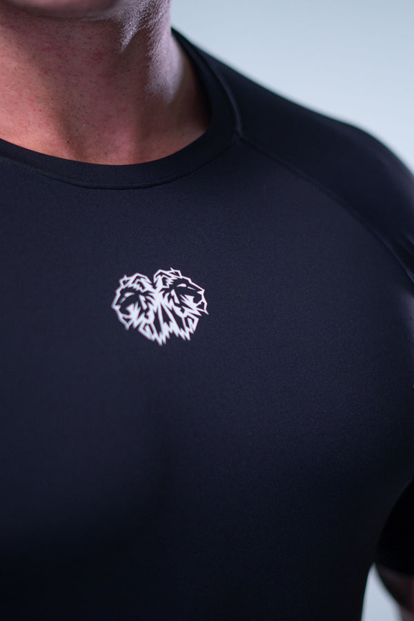 Camiseta Termic Pro Brasão - Preta