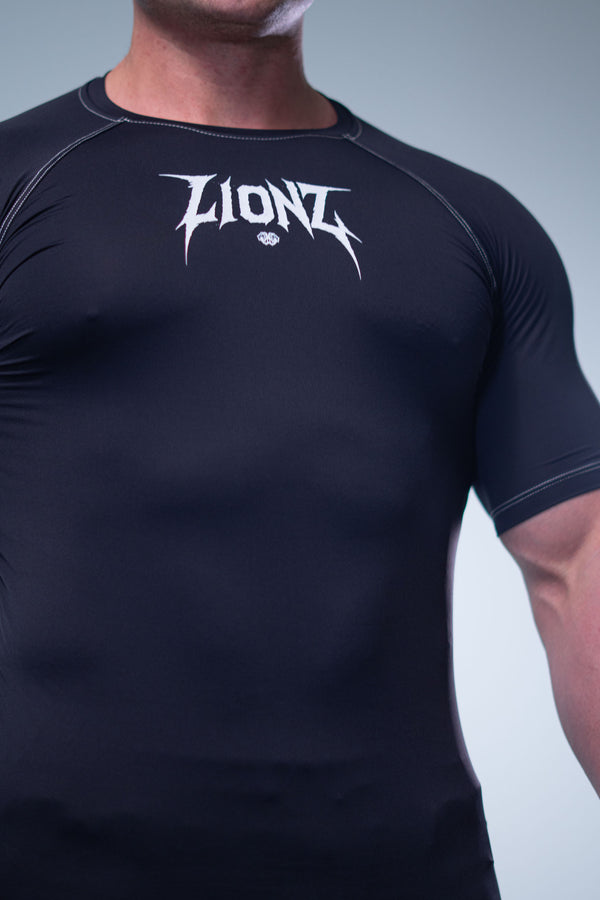 Camiseta Termic Pro MiniHard - Preta Contraste