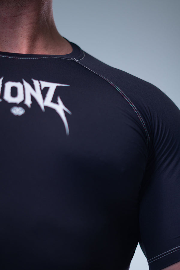 Camiseta Termic Pro MiniHard - Preta Contraste