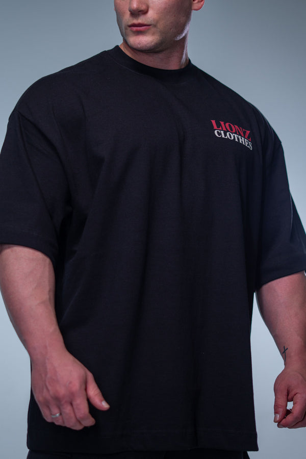 Camiseta Heavy Oversized LACL - Preta