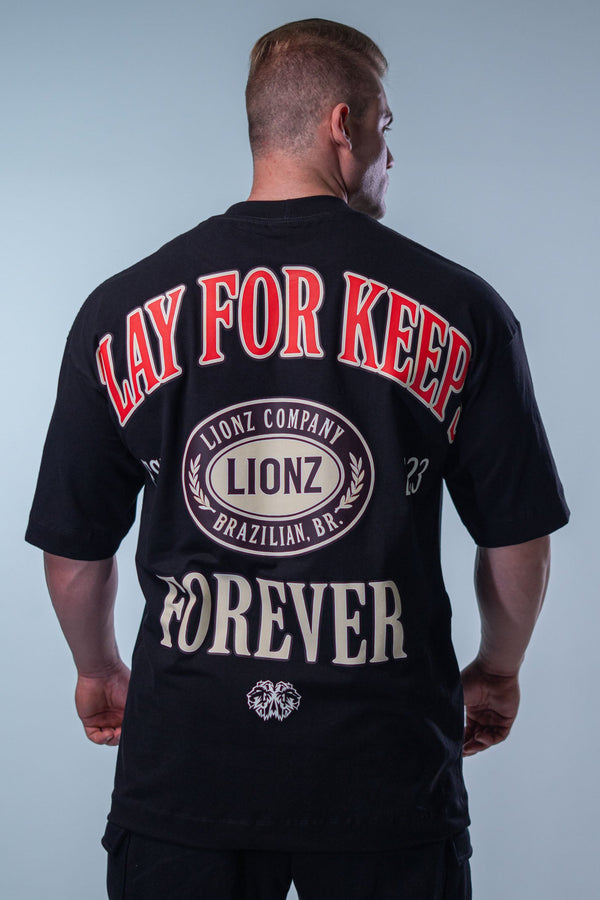 Camiseta Oversized Forever - Preta