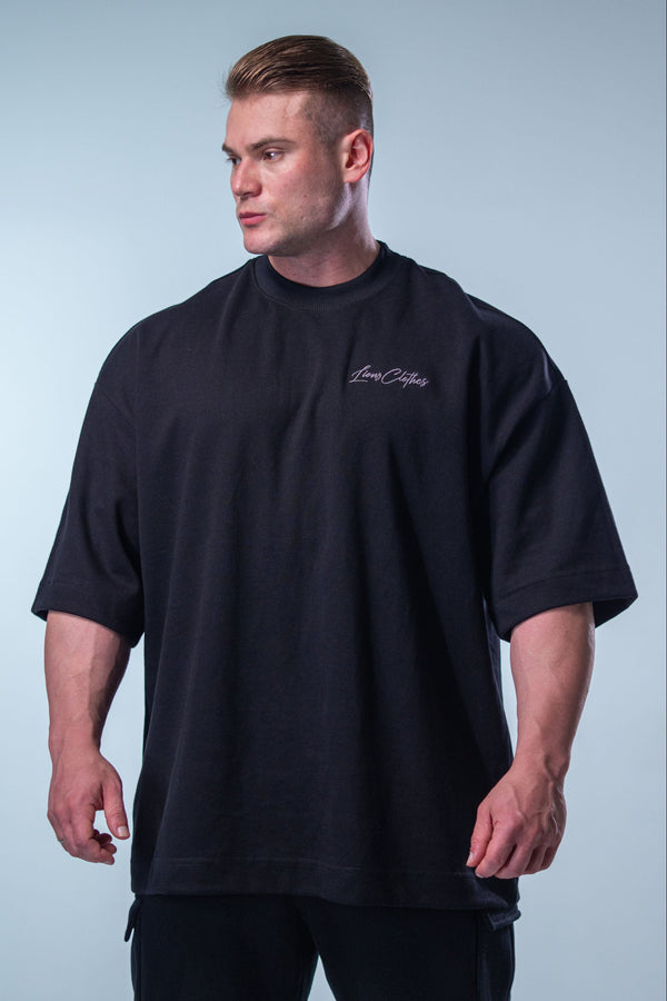 Camiseta Oversized Deluxe LionzClothes - Preta