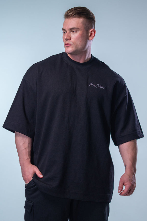 Camiseta Oversized Deluxe LionzClothes - Preta