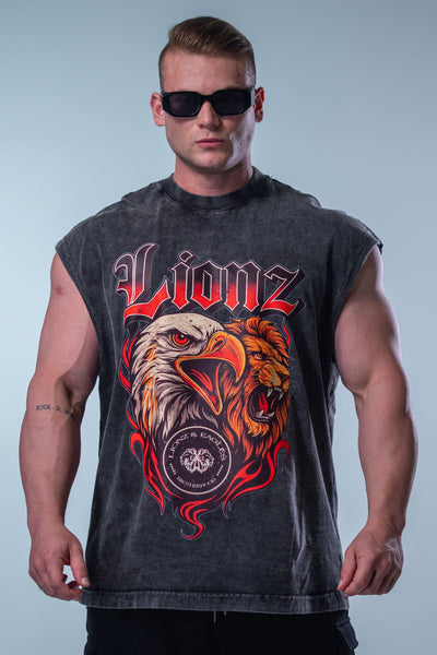 Regata Tanke Águia - Preta Estonada - EXCLUSIVO