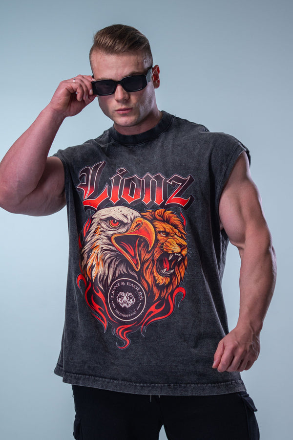 Regata Tanke Águia - Preta Estonada