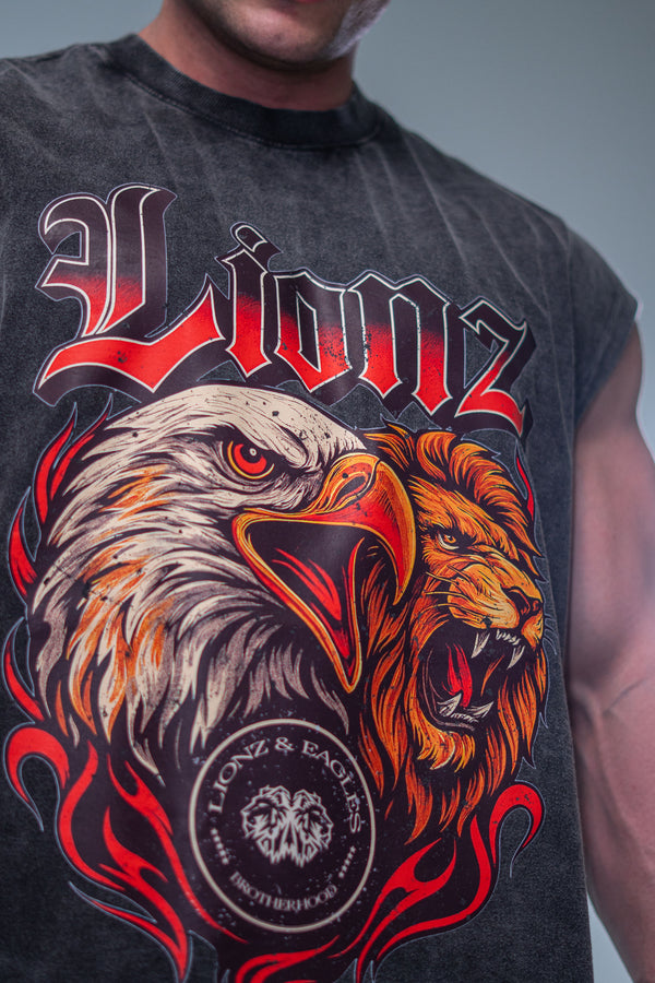 Regata Tanke Águia - Preta Estonada