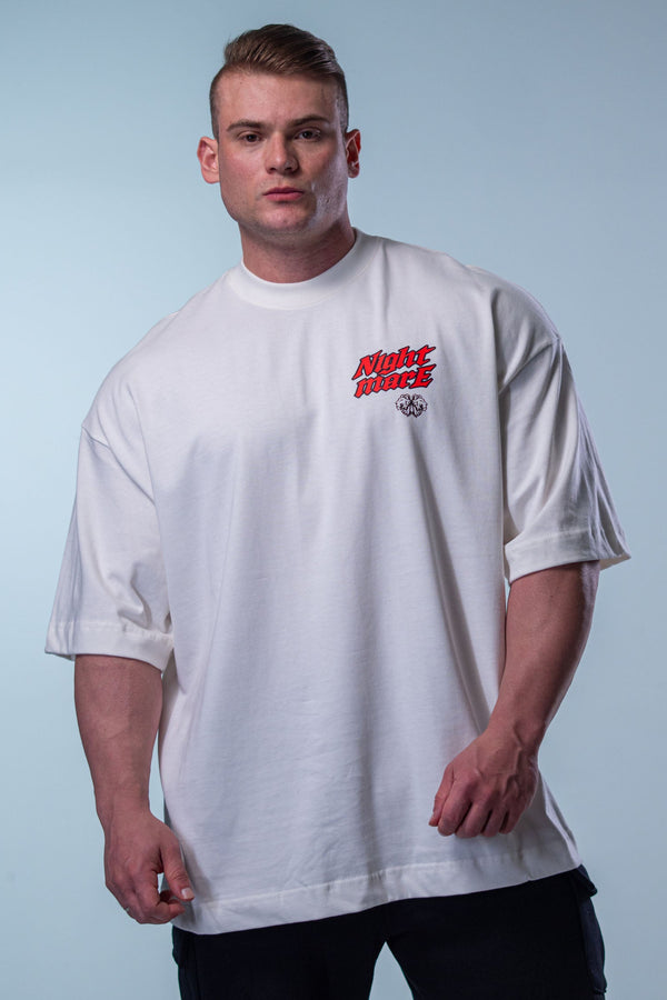 Camiseta Heavy Oversized NightMare - OffWhite