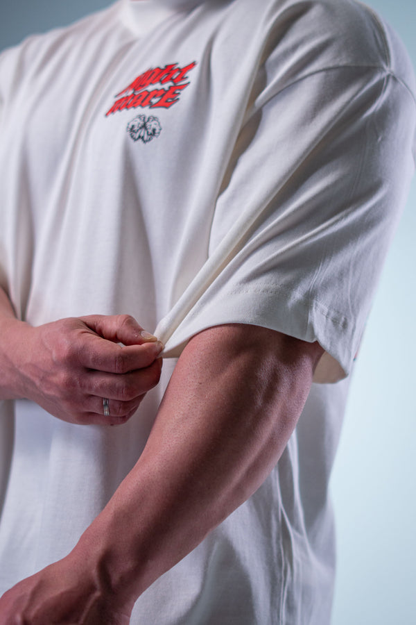 Camiseta Heavy Oversized NightMare - OffWhite