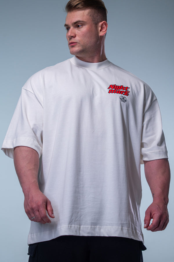 Camiseta Heavy Oversized NightMare - OffWhite