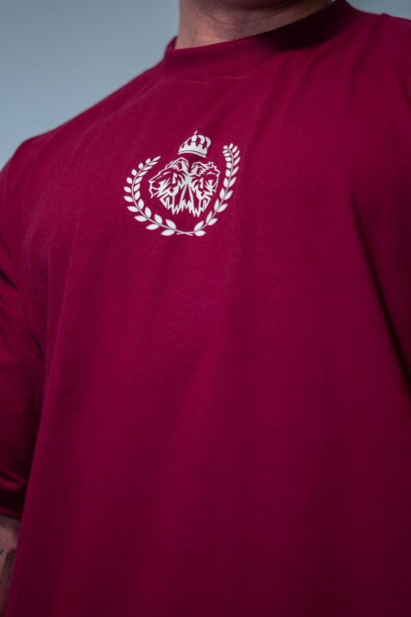 Camiseta Oversized Significado - Bordo