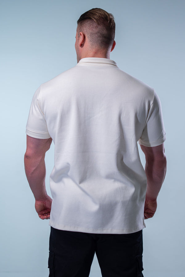 Camiseta Polo Deluxe LZ - OffWhite